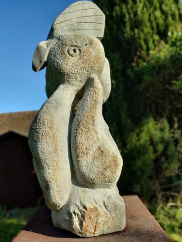 Bicoqs- 2011-Pierre de Grès de Courgeoust-H.69 x l.33 x Prof.26 cms