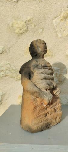 "Les Variations" -2021- Terre cuite - Argile de Courgeoust- H.23 x L.11 x P. 9 cms