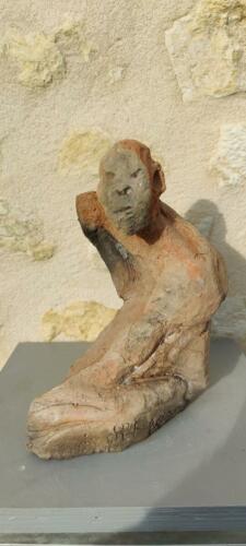 "Les Variations" -2021- Terre cuite - Argile de Courgeoust- H.21 x L.13 x P. 16 cms