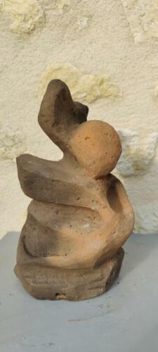"Les Variations" -2021- Terre cuite - Argile de Courgeoust- H.19,5 x L.10,5 x P.8,5 cms