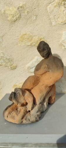 "Les Variations" -2021- Terre cuite - Argile de Courgeoust- H.20 x L.14 x P. 18 cms