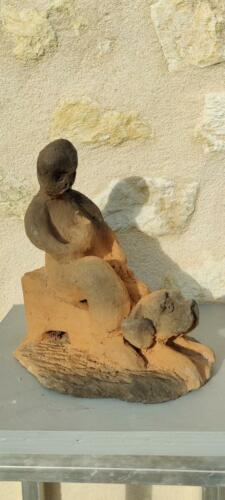 "Les Variations" -2021- Terre cuite - Argile de Courgeoust- H.20 x L.14 x P. 18 cms