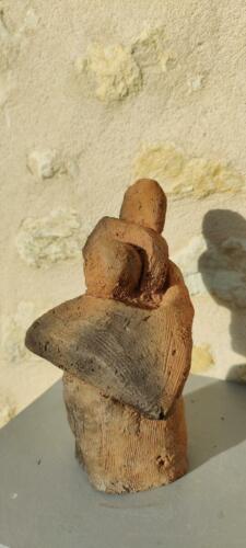"Les Variations" -2021- Terre cuite - Argile de Courgeoust- H.20 x L.13 x P. 16,5 cms